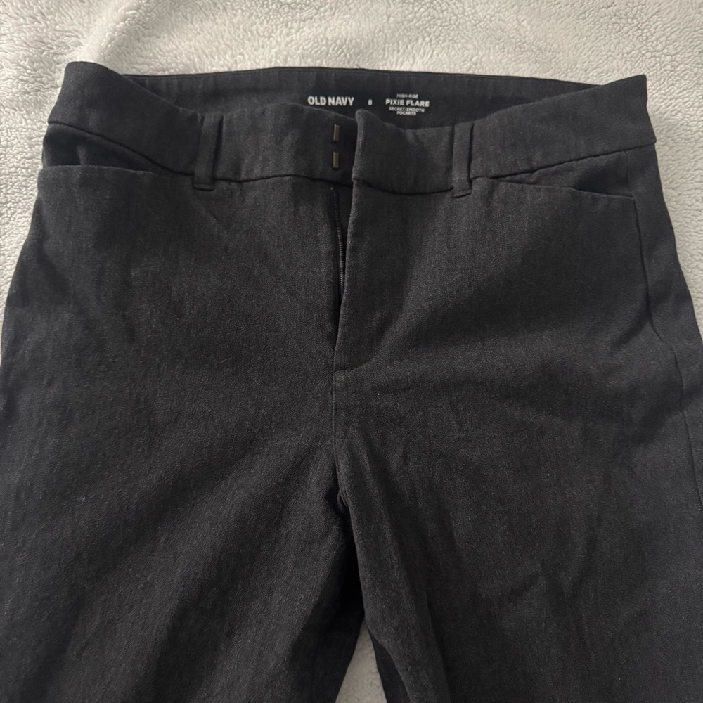 Old Navy Women's Dark Gray Flare Jeans